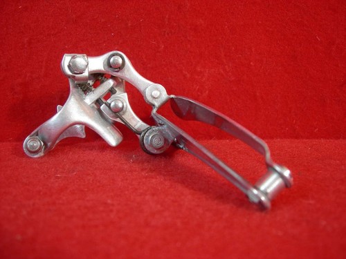 Campagnolo Nuevo Record Front Derailleur Italy 3 No Lip Used - Picture 4 of 6