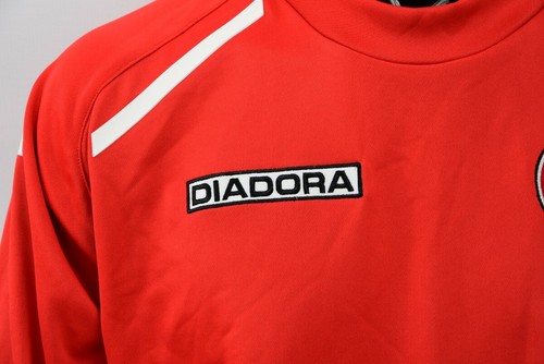 DIADORA Walsall FC RED warmth SWEATSHIRT SIZE L-LARGE (adults) - Picture 2 of 12