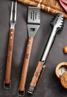 Tramontina BBQ Tool Set 3 Piece Stainless Steel Grill Fork Tongs Spatula
