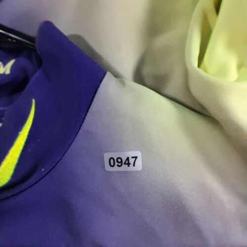 Nike Shirt Pro Combat Mens M Purple Neon Yellow purple fitted hyperwarm see pic - Picture 15 of 15