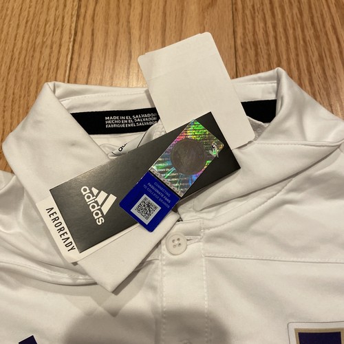 adidas NCAA Washington Under Lights Coaches AEROREADY Polo S GE1769 Tech - Picture 4 of 6