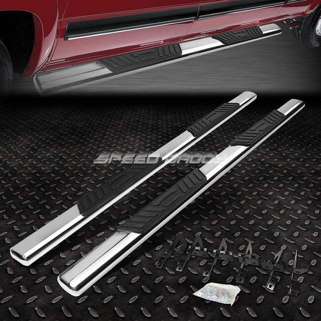 Velocity Concepts 5 Chrome Side Step Nerf Bars Rail Running Boards 09-14 for F150 Super//Ext Cab