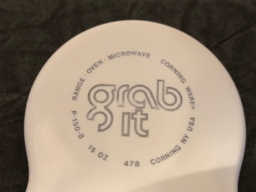 Set of 6 Corning Ware White Grab-It Bowls P-150-B Microwave Soup Bowls - Picture 4 of 4