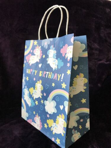 Colorful Carton Gift Bag 4" x 8" x 10" Holiday Birthday Multi Choices - Picture 7 of 25