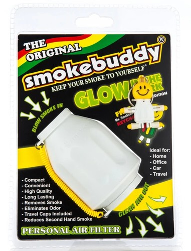 Smoke Buddy Original Glow in the Dark Personal Air Filter - Eliminates Odor - Picture 2 of 4