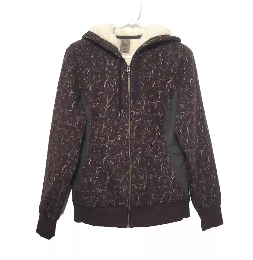Faux fur lined hoodie womens sales