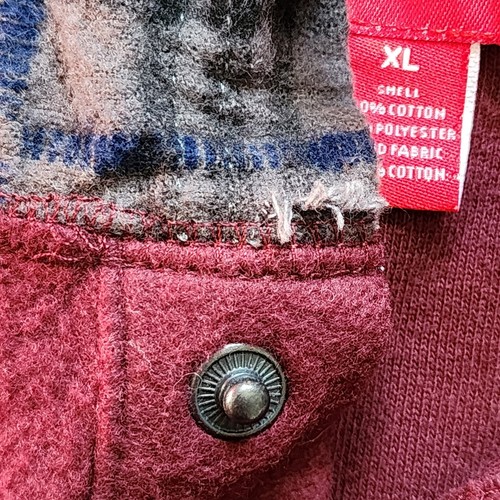 UNIONBAY Hombre Sudadera con Capucha Manga Larga Acogedor Bolsillos Rojo Talla XL - Imagen 8 de 17