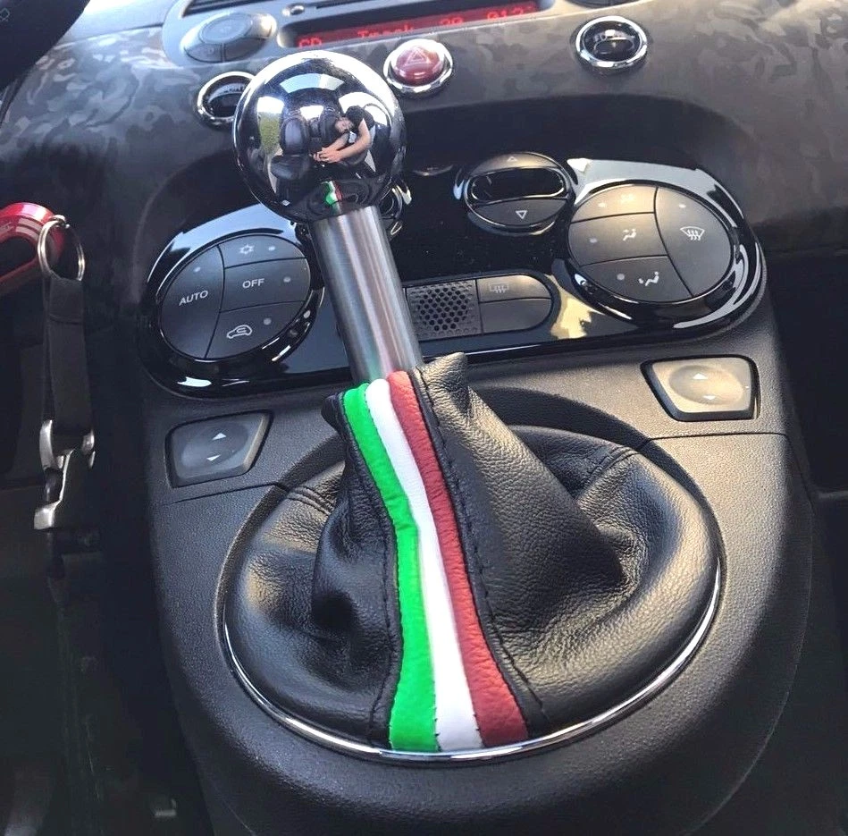 Fiat 500 Shift Boot Crafts Specification Genuine Leather and