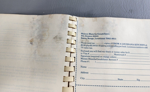 FROM A LOUISIANA KITCHEN Cookbook Holly Berkowitz Clegg '1983 - Signed by Author - Picture 7 of 16
