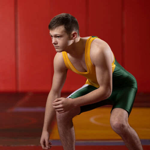 Matman Wrestling Singlet Men's Georgia Weightlifting Nylon Spandex Made in USA - Picture 33 of 73