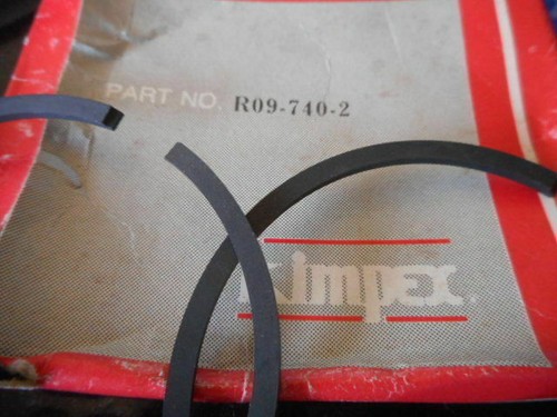 New KIMPEX Ski Doo Piston Rings 09-740-12 Snowmobile Vintage - Imagen 2 de 2