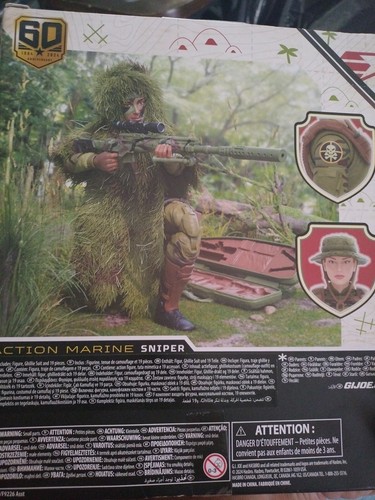GI JOE CLASSIFIED ACTION MARINE SNIPER 60TH ANNIVERSARY ACTION FIGURE IN STOCK! - Picture 2 of 2