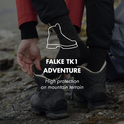 TK1 Adventure Wool M So dicke Anti-Blasen-Wolle 1 Paar Ra... - Bild 6 von 9