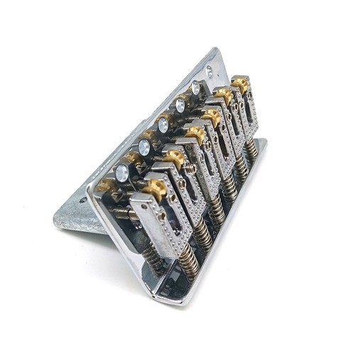 For FD Strat Squier Electric Guitar Metal Roller Saddle 6 Strings Tremolo Bridge - Picture 7 of 12