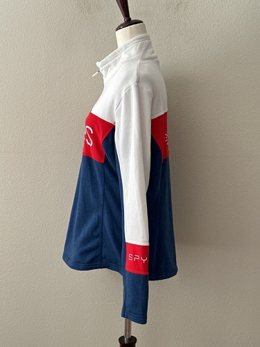 NEW! Spyder Sz L US Ski Team Quarter Zip Fleece Lined Pullover Sweatshirt Jacket - Picture 2 of 6