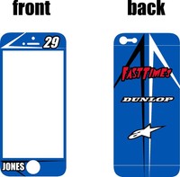 I-phone Sticker Kit By Fast Times (blue) Arrow Series I-phone Sticker Kit By Fast Times (blue) Arrow Series