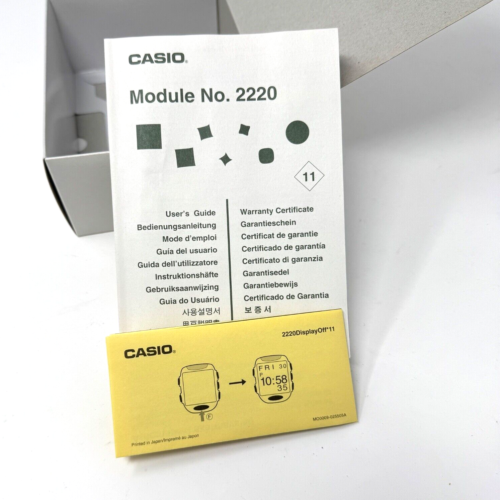 CASIO WQV-1 Original 2000 Wrist Camera Digital Watch New In Box NOS New Battery! - Picture 17 of 18