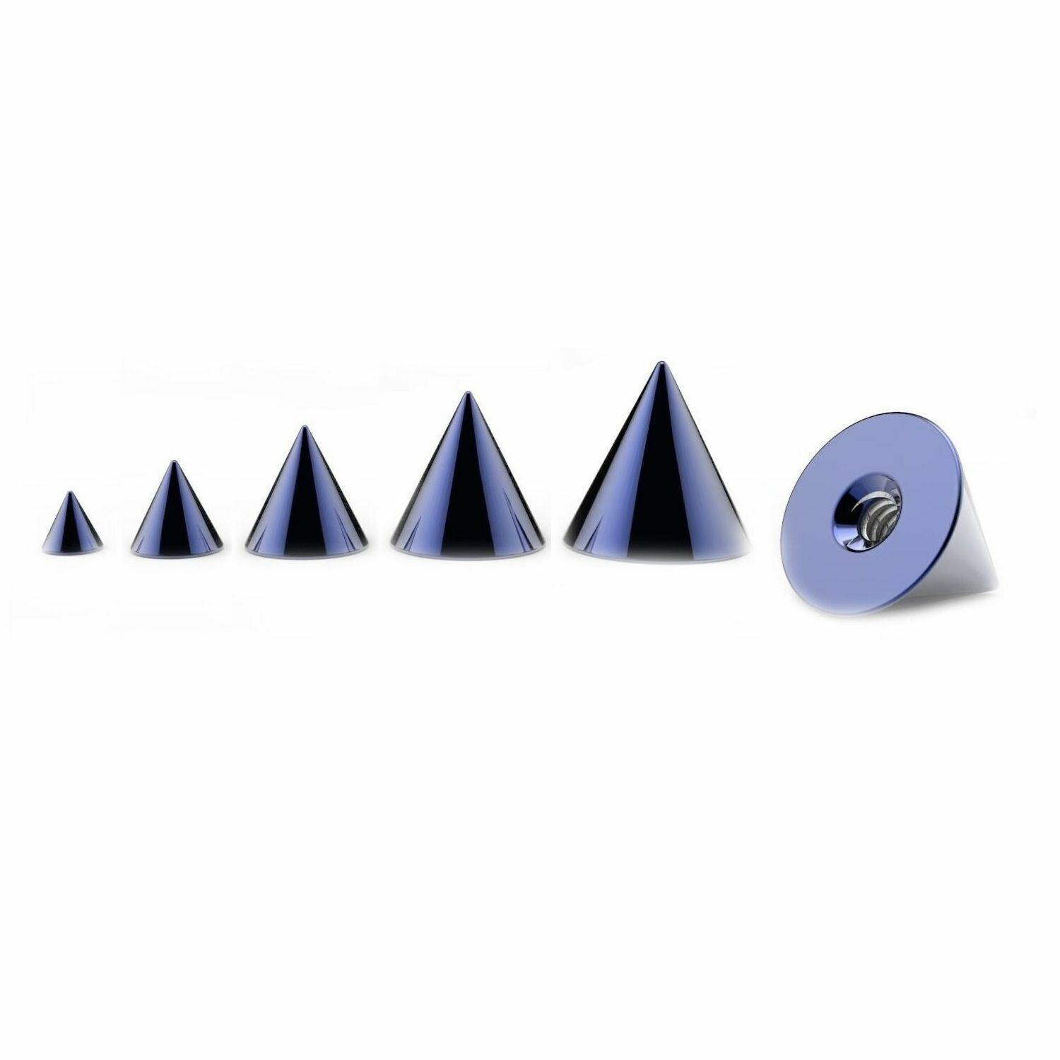 Spare CONES for Piercings Belly Nipple Tragus Labret Tongue Ear Piercings - Picture 3 of 12