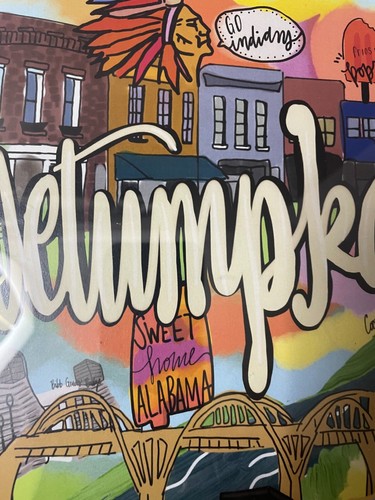 WETUMPKA, ALABAMA 12x10 Framed Colored Print - Picture 7 of 18