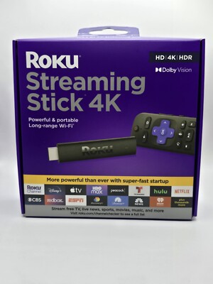 Roku Streaming Stick 4K - ロク ストリーミング 4K Refurbished Roku Streaming Stick 4K | Roku