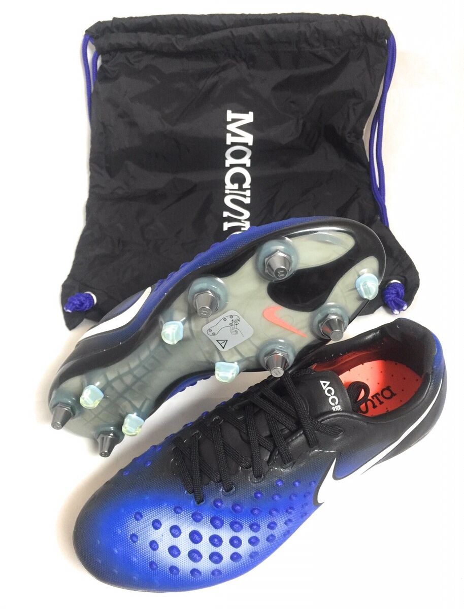 Nike Soccer Cleats Men's 6 Magista Opus II FG SG-PRO Blue Nike Soccer Cleats Men's 6 Magista Opus II FG SG-PRO Blue