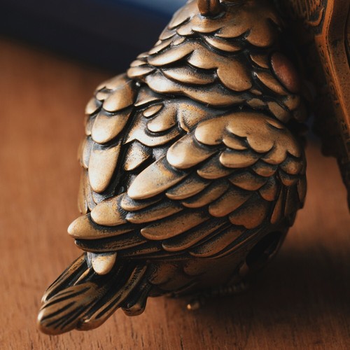 Cockatiel Guardian Bell Cute Parrot Keychain Bird Bag Charm Good Luck Gift - Picture 6 of 9