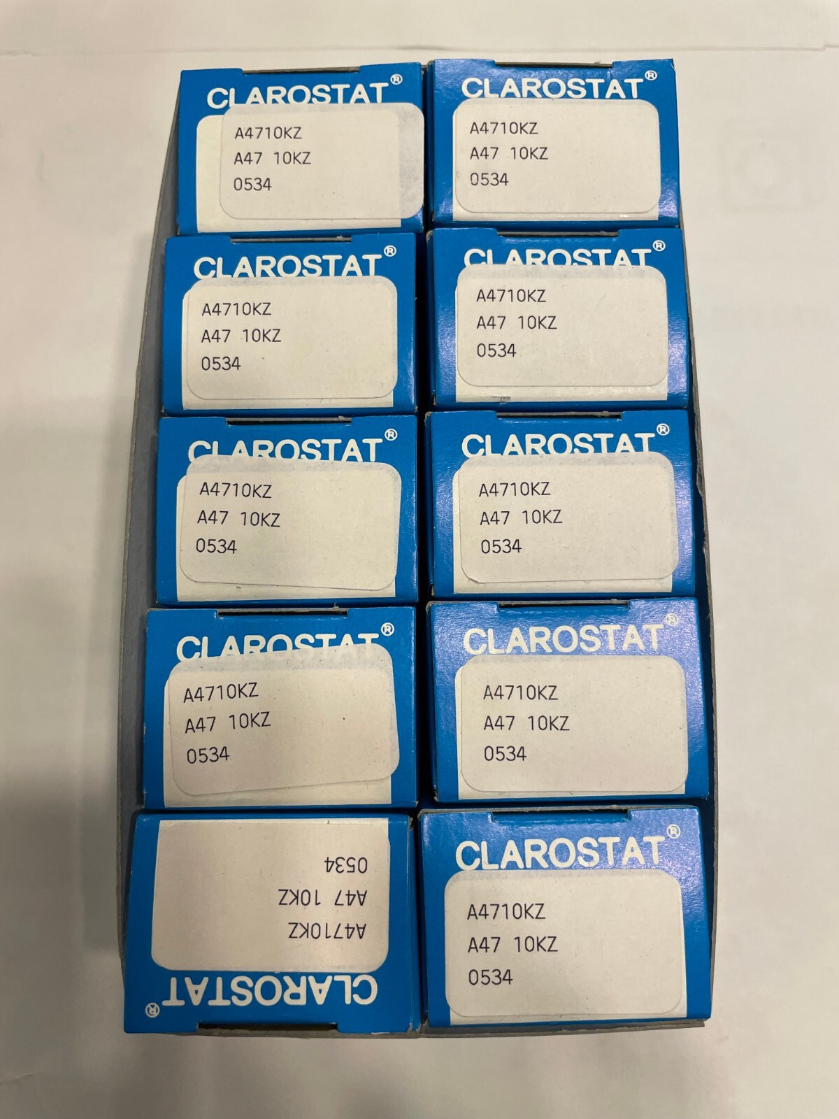 Clarostat A4710KZ, 1/2W 10K Ohm Audio Potentiometer Element NO