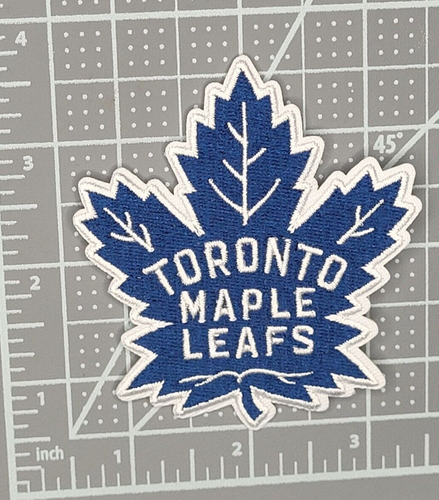 Toronto Maple Leafs NHL Team Logo bordado 3 pulgadas hierro/parche para coser - Imagen 2 de 3