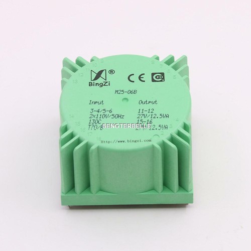 25VA (25W) bingzi Green Cube Sealed audio Transformer HIFI PSU transformer - Picture 10 of 12