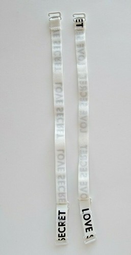 Adjustable Bra Shoulder Straps Love Secret Printed Replacement Bra Straps NWOT - Picture 4 of 8