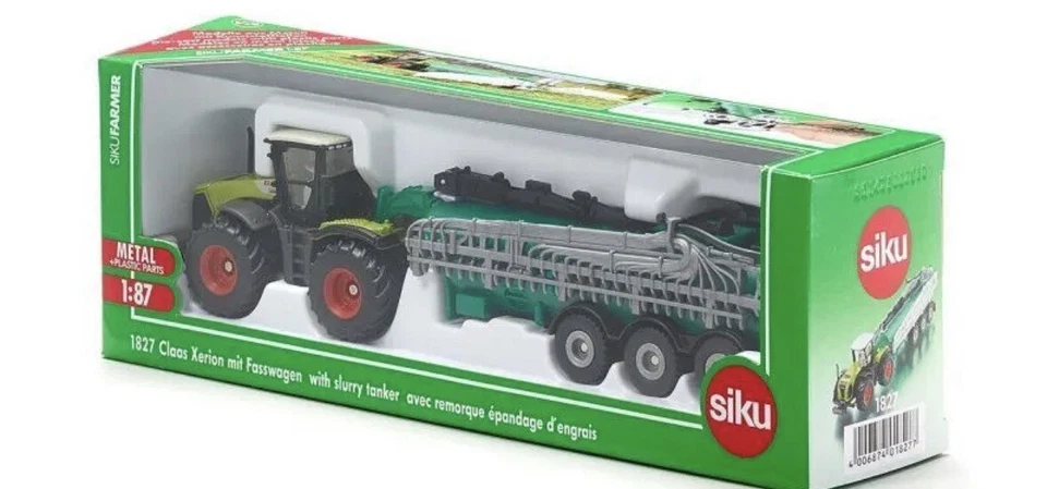 Siku1827 CLAAS XERION AVEC REMORQUE ÉPANDEUR 1/87 - Image 2 of 4