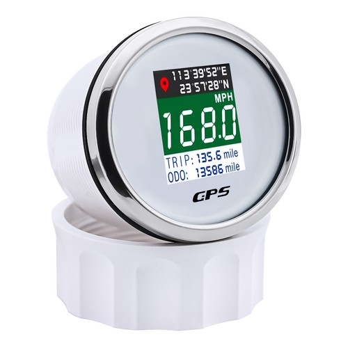 2" 52mm GPS Speedometer Odometer Gauge Waterproof for Marine Boat Car Truck UK - Picture 8 of 17
