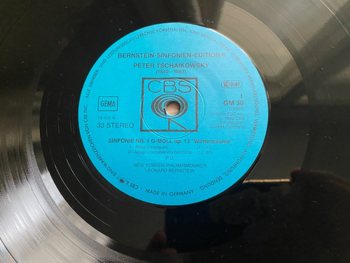 Bernstein Tchaikovsky Symphonies CBS 6xLP Box New York Phil - Picture 14 of 22