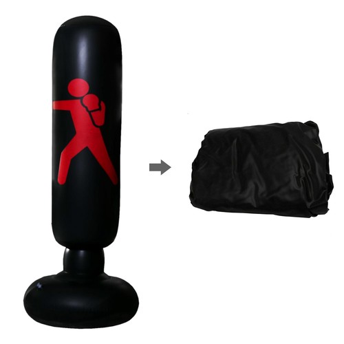 Saco de boxeo independiente para adultos boxeo cardio kickboxing entrenamiento físico - Imagen 12 de 16