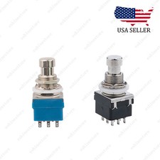 1 Pcs Guitar Effects Pedal Metal Effects Pedal Switch 9-pin Stomp Foot Switch