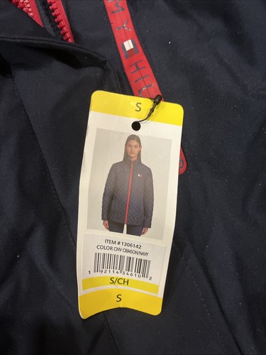 Tommy Hilfiger 1140505 Women's 3 In 1 System Jacket Large Size - Navy Small - Picture 3 of 3