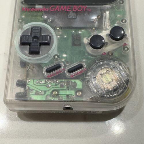 Nintendo Game Boy Clear DMG-01 Play It Loud en muy buena condición caja completa manual en caja original PROBADO - Imagen 17 de 24