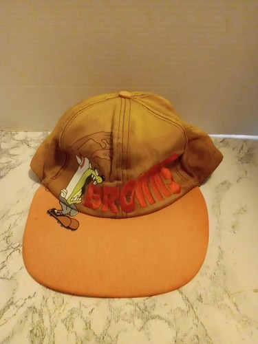 Cleveland Browns Vintage 90s Drew Pearson Looney Tunes SnapBack Taz Devil NFL - Picture 1 of 5