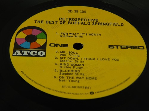Retrospective The Best Of Buffalo Springfield 1969 Vinyl Stereo ATCO SD38-105 VG - Picture 15 of 18