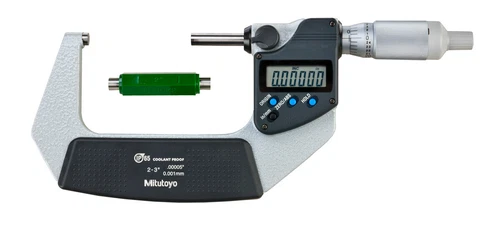 Mitutoyo 293-346-30 - 2" - 3"/75mm Digimatic Micrometer RA Thimble .00005, IP65