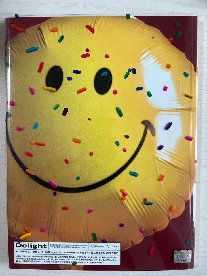 EXO BAEKHYUN [Delight] Autographed Signed Promo Album eBay