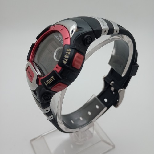 ARMITRON WR165 ALARM Chrono Red & Black All Sport Wristwatch M659 - Picture 6 of 14