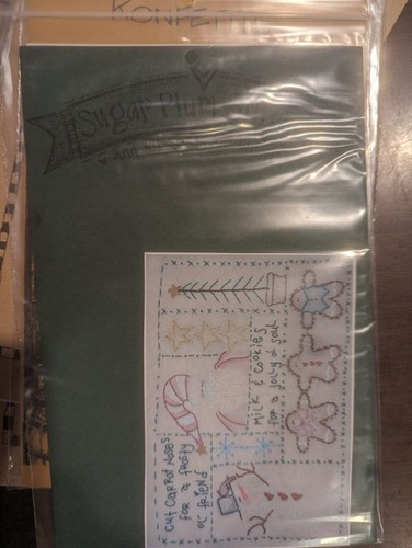 christmas embroidery stitchery pattern primitive country - Picture 88 of 133