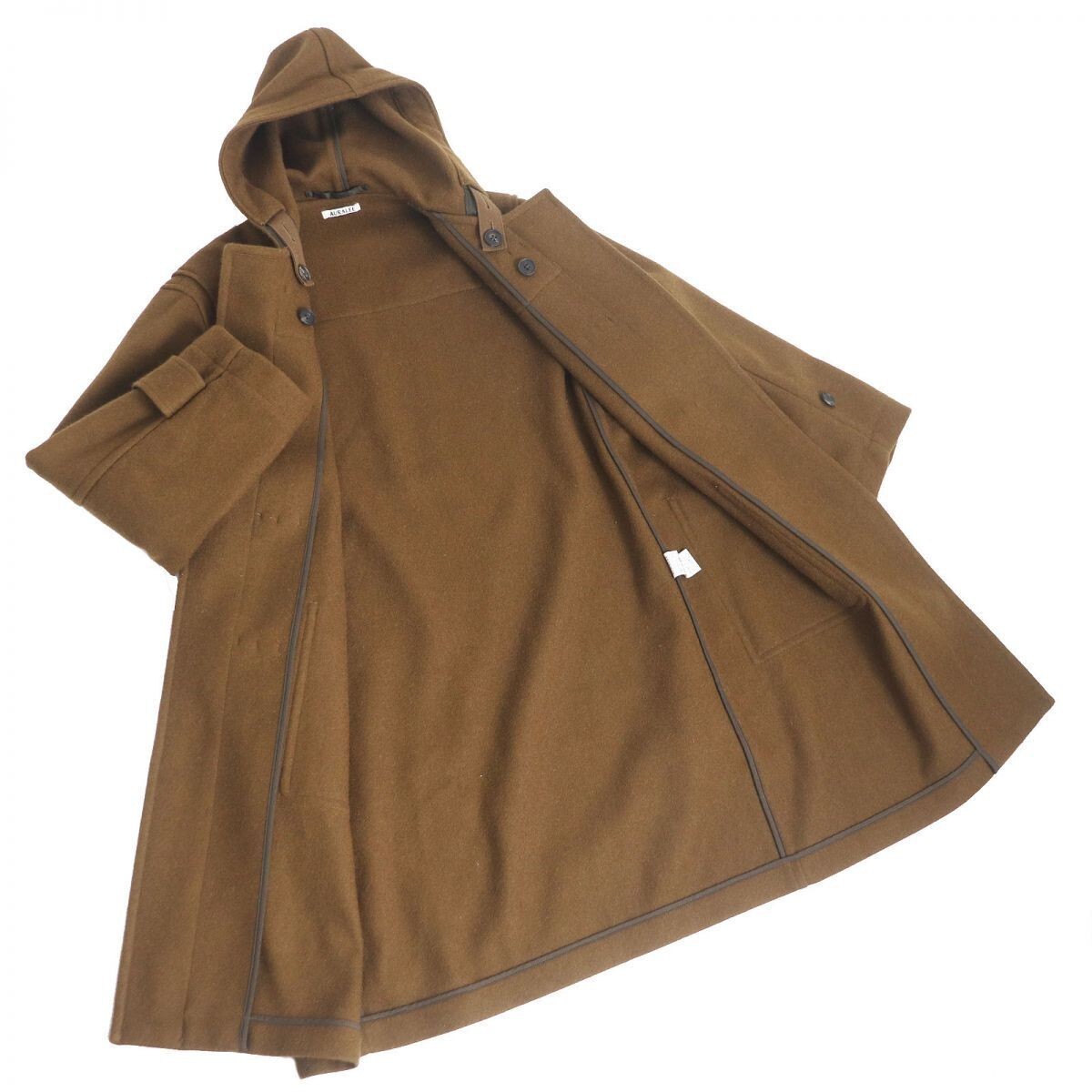 AURALEE 】AURALEE A8AC01HM Hard Melton Toggle Button Duffle