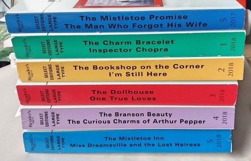 Lot of 6 Paperback READERS DIGEST BOOKS Select Editions LARGE TYPE Print Novels - Picture 43 of 76