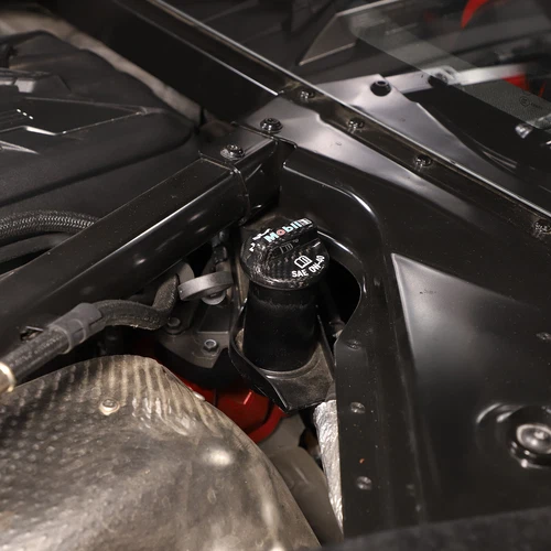 Juego de cubiertas interiores de bahía de motor de fibra de carbono seca real para Corvette C8 2020-2024 - Imagen 26 de 27