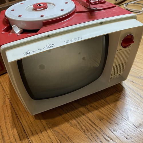 Vtg 1960's GE SHOW 'N TELL Phono Viewer w/ Original Box - for Parts/Repair - Picture 2 of 12