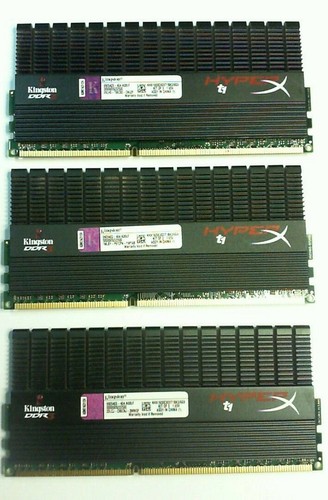 HyperX t1 6GB 1600 MHz DDR3 Non-ECC CL9 DIMM PC3 12800 240-Pin SDRAM