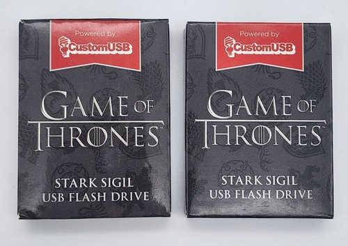 2× Game Of Thrones Stark Dire Wolf Sigil USB Flash Drive Memory Stick Thumb 4GB - Picture 2 of 11
