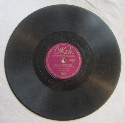 Seven OKEH Label 78's -- ROY ACUFF, Bob Wills, LOUISE MASSEY, Prairie Ramblers - Picture 6 of 21